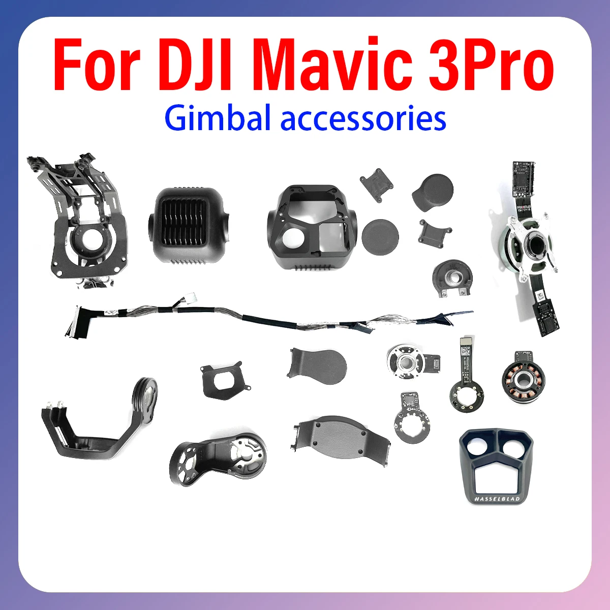 

Mavic 3pro gimbal YPR motor shock absorber plate, upper and lower brackets, cover plate for DJI drone Mavic series accessories