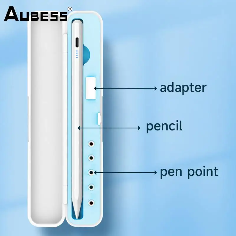 Estuche capacitivo para lápices, accesorios resistentes al desgaste, portalápices ligero de Gel de sílice, Abs