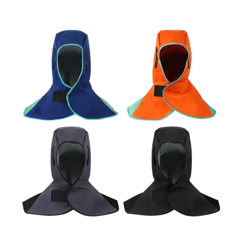 Washable Full Protective Welding Helmet Fireproof Scald Proof Welding Hood Flame-retardant Breathable Flame Retardant Cap Welder