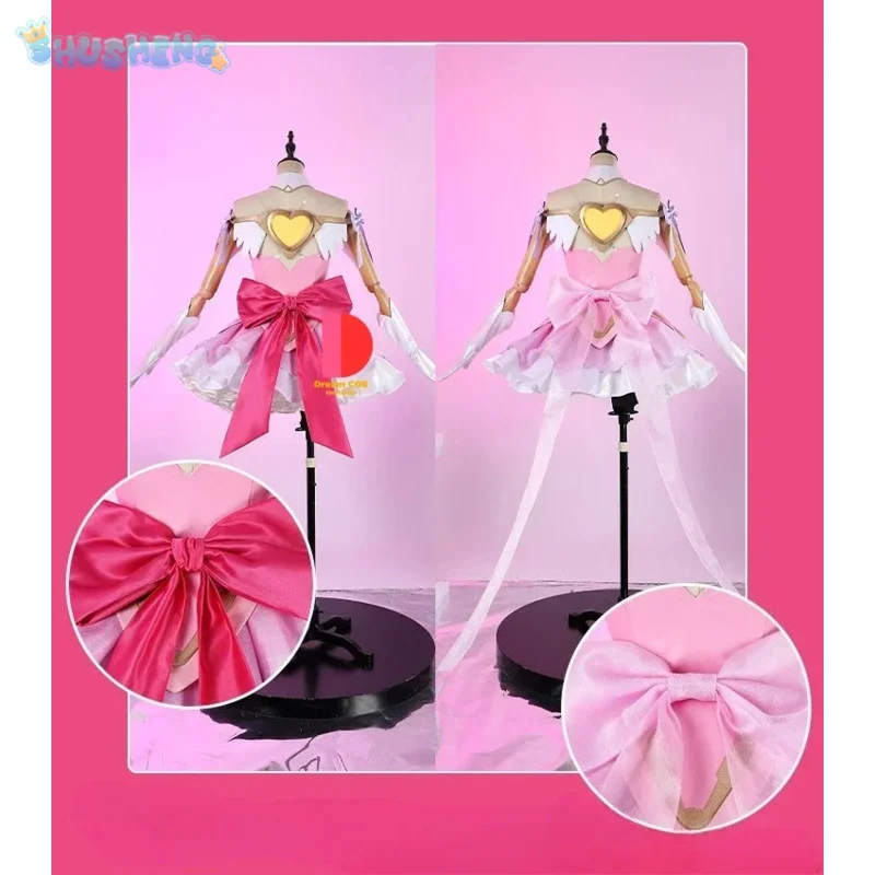 

Juno OVERWATCH2 Cosplay Magical Girl OW Costume Halloween Party Sweet Lolita Dress Gloves Socks Prop Wig New Women Juno Uniform