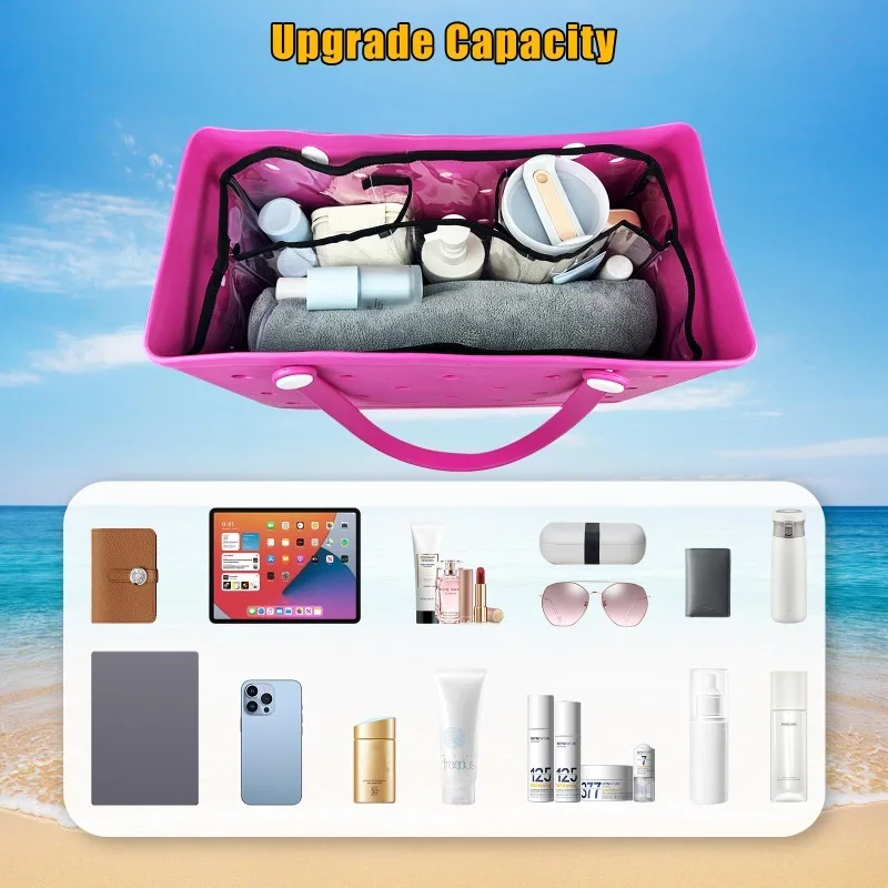 Clear Divider Insert Organizer XL Bogg Bag Accessories Oversize Waterproof Storage Inner Bag Divide Space Sundries Organization