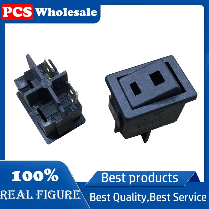85.3/85.0 boat-shaped switch 2-pin two-position lift plate power switch 15*21mm with socket 10A250V