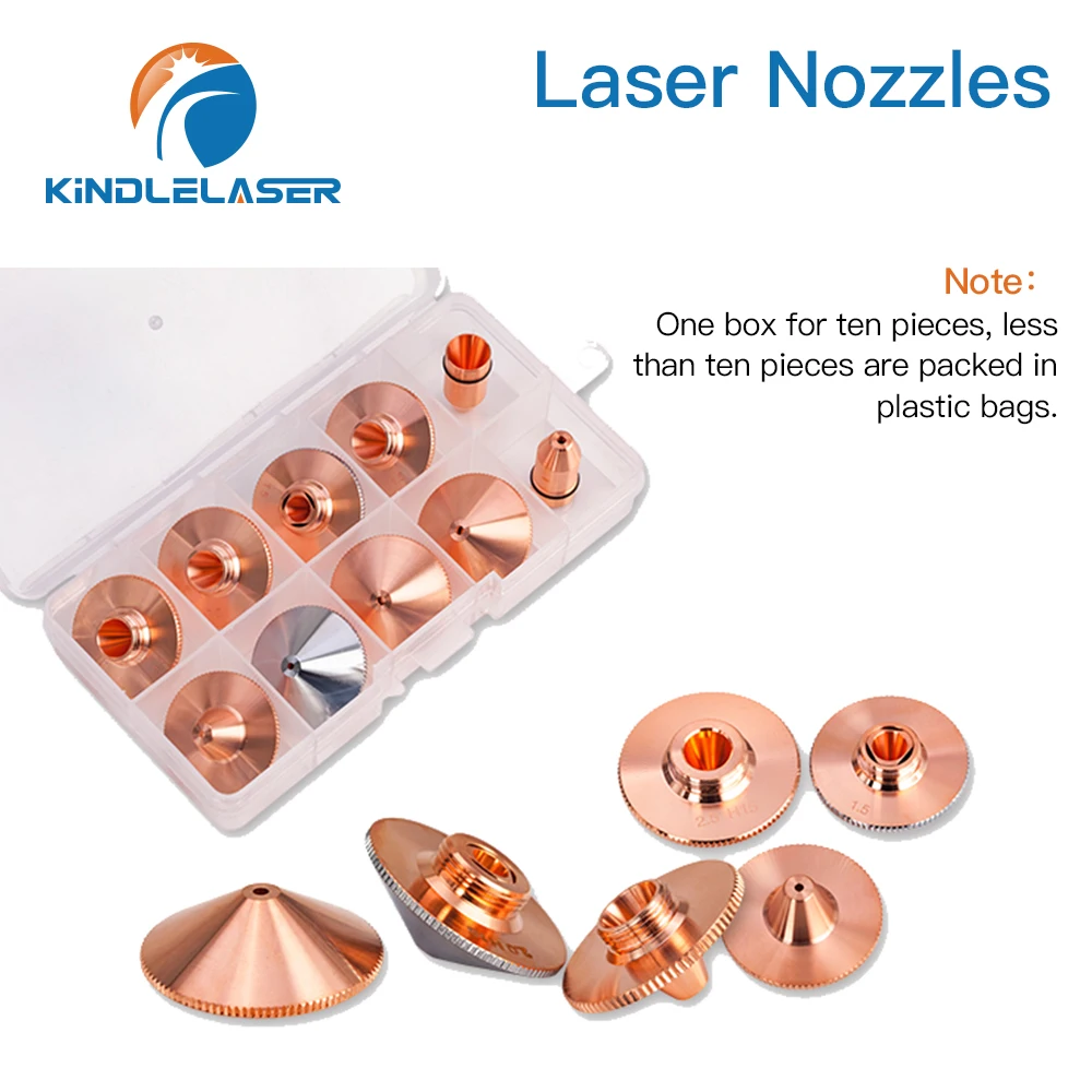Ugelli Laser rigonfiamento KINDLELASER singolo strato/doppio strato cromato calibro 0.8-4.0 D28 H15/11 M11 per testa di taglio in fibra Precitec