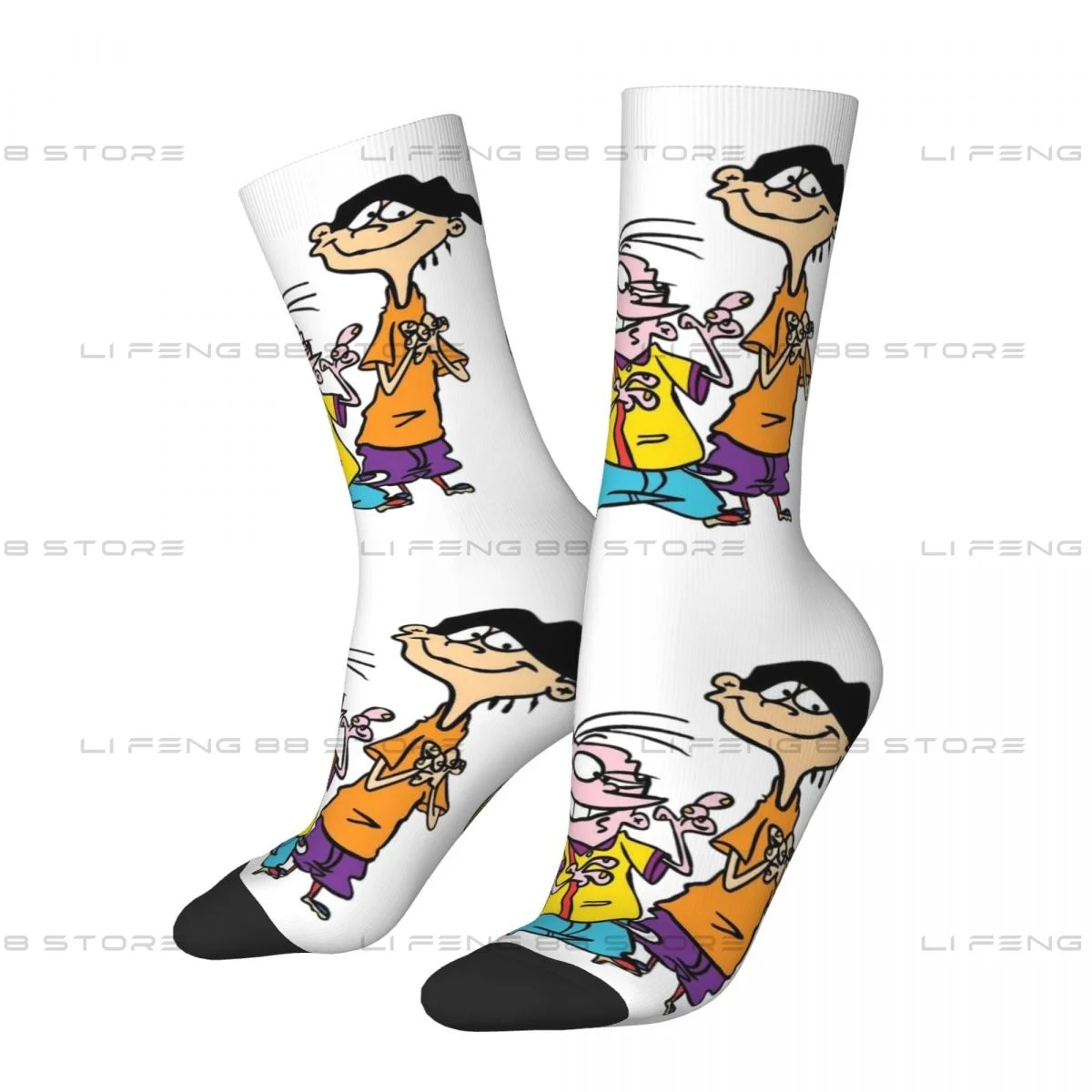 Quick Tips Regarding Ed Edd n Eddy The Mis-Edventures Unisex Winter Socks Running Happy Socks Street Style Crazy Sock