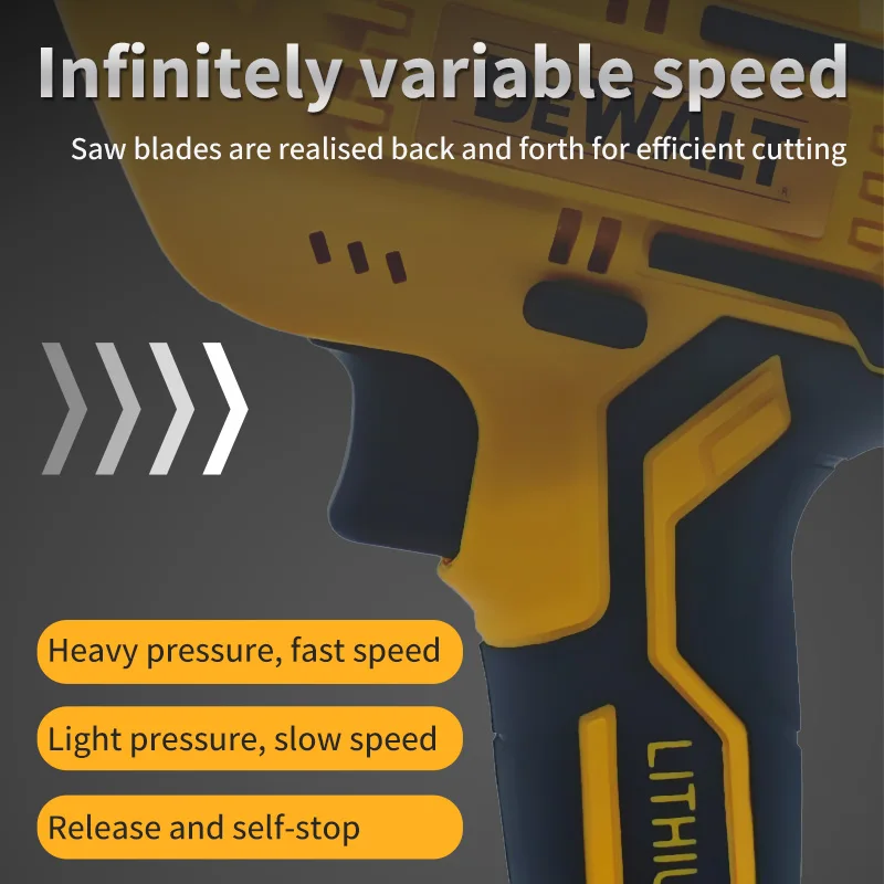 디월트 무선 왕복톱 브러시리스 전기톱 다기능 금속 목재 파이프 절단톱 전동 공구