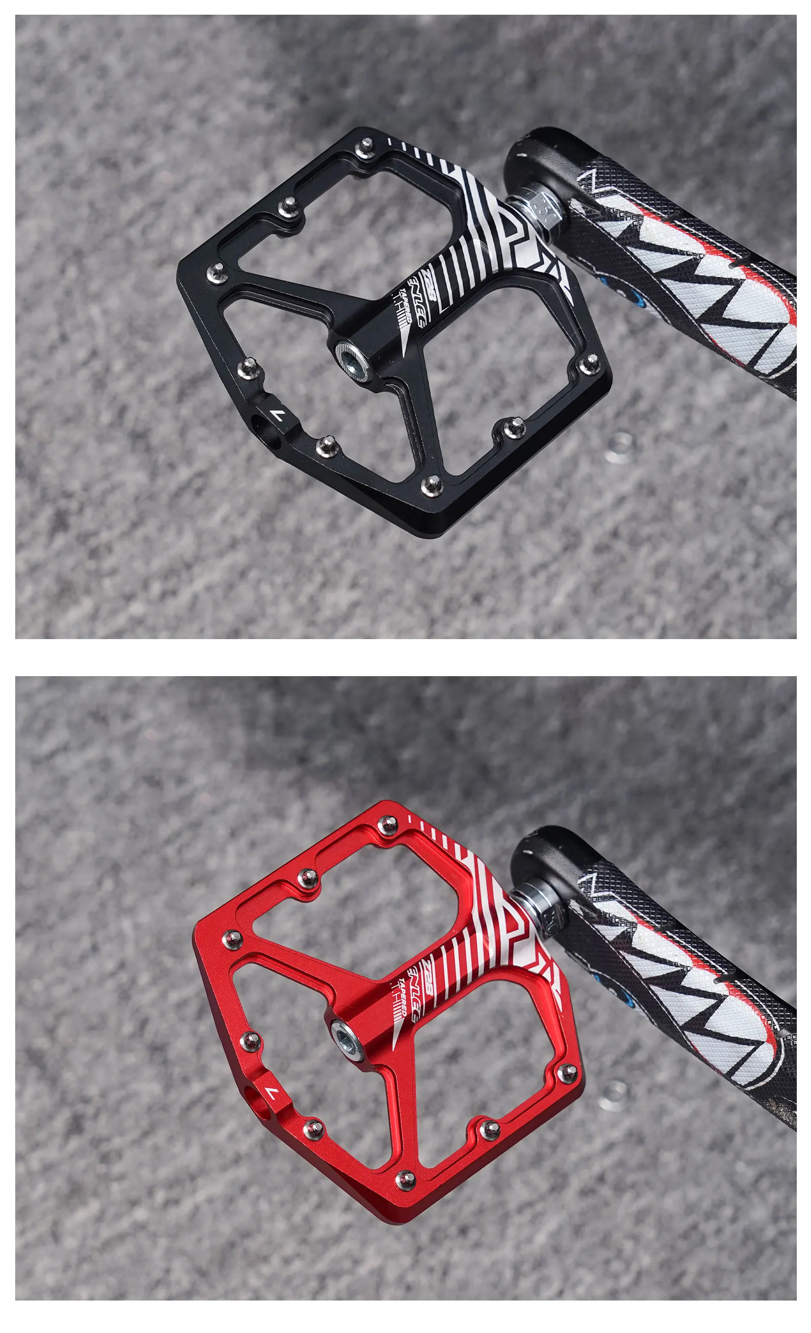 ENLEE Mountainbike Pedal Lager Anti-Slip Aluminium Legierung Rennrad Lager Pedal Fahrrad Reiten Zubehör – Detail 10