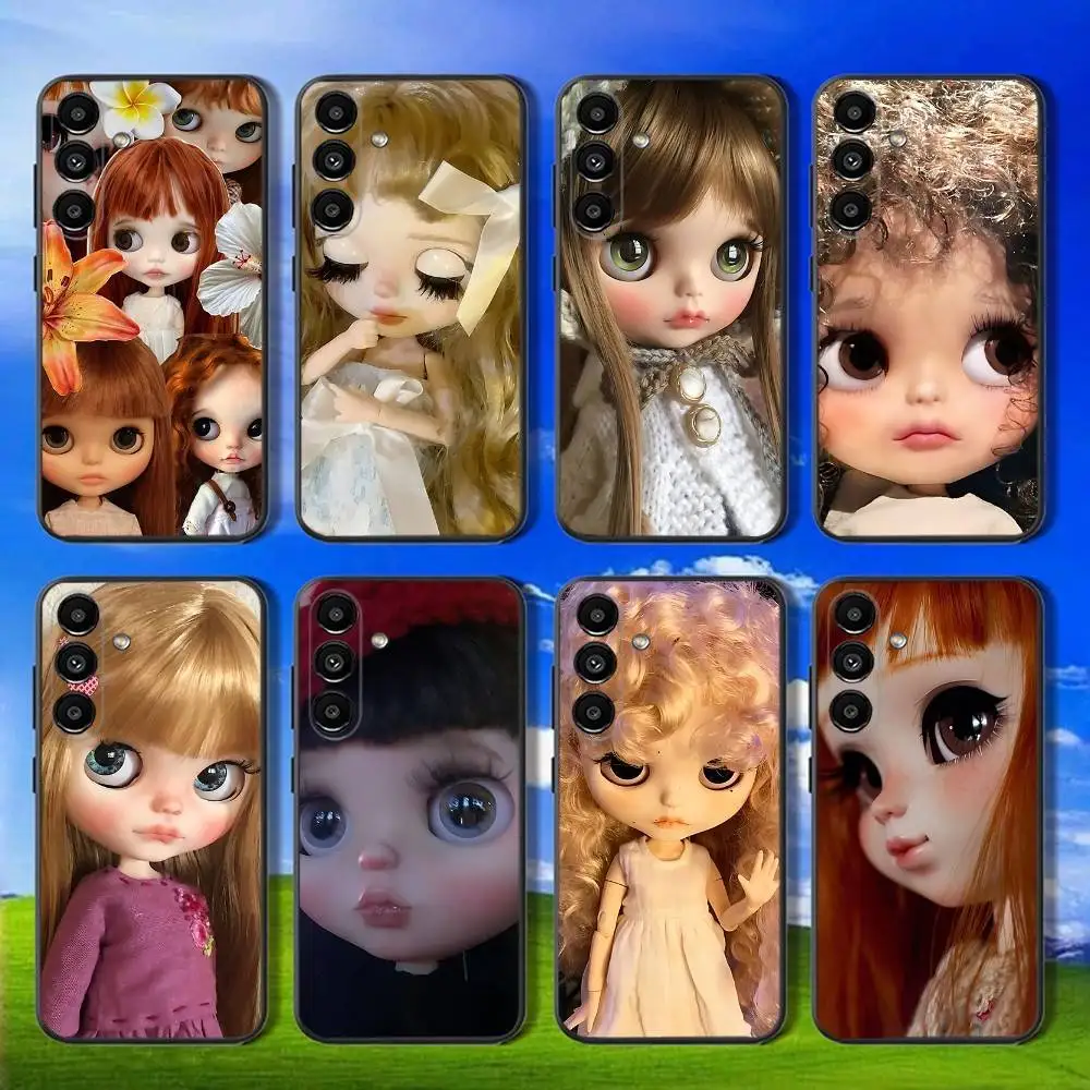 

CUTE B-BlytheS Dolls Phone Case For Samsung Galaxy A13,A21s,A22,A31,A32,A52,A53,A71,A80,Soft Black Shell