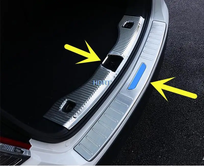 

For Opel Mokka buick encore 2016 2017 2018 Stainless steel Rear Bumper Protector Sill rear bumper plate Accessories Car styling