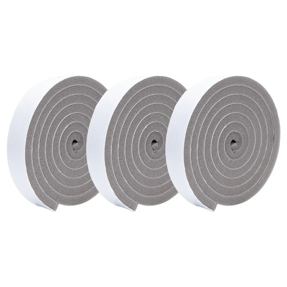 Foam Insulation Seal Strips Set of Three Self Rolls Perfect for Creating a Quieter Environment in Your Living Space