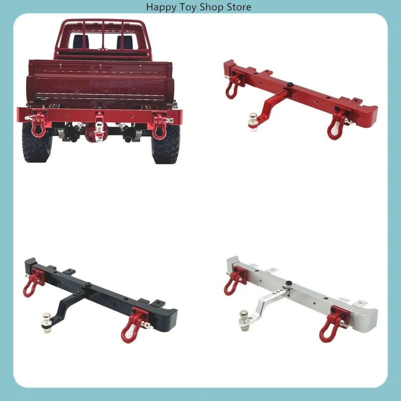 

Mengniu 1/12 Scale MN82 LC79 Remote Control Car Accessories Metal Upgrade Rear Bumper Tow Hook for Off-Road Crawler