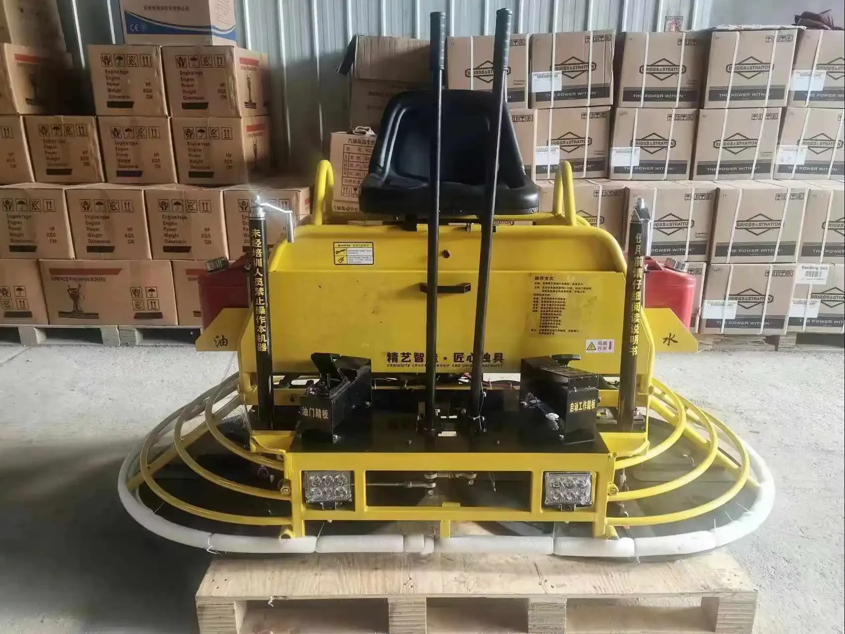 Rifornimento in fabbrica su macchine Lucidatura a benzina Finiture per calcestruzzo Macchina per cazzuola elettrica