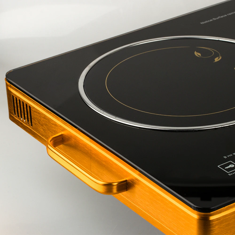 전기 스토브 쿠커 핫 플레이트 휴대용 더블 버너 적외선 쿠커 터치 컨트롤 난방 적외선 쿠커