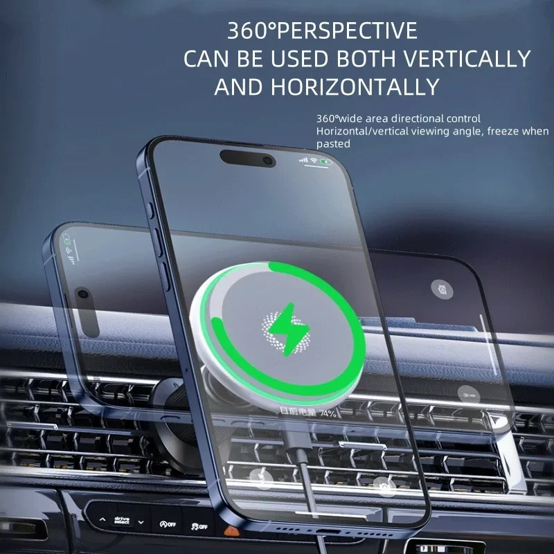 Car Phone Holder Wireless Charger Automatic for JEEP Renegade 2016 2017 2018 2019-2021 Car Accessories Interior Suporte Celular