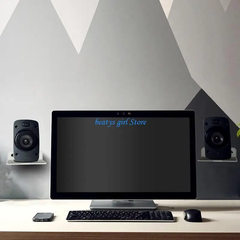 

C7AB Detachable Bracket Speakers Decor for Speaker Large Surround Sound Speaker