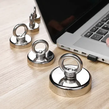 Ímã subaquático resistente do salvamento, anel magnético forte para a recuperação e a fixação fáceis