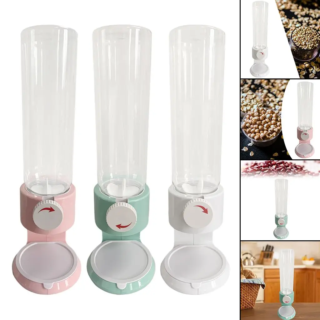 Multifunctional Plastic Cereal Food Dispenser Container Candy Nuts Coffee