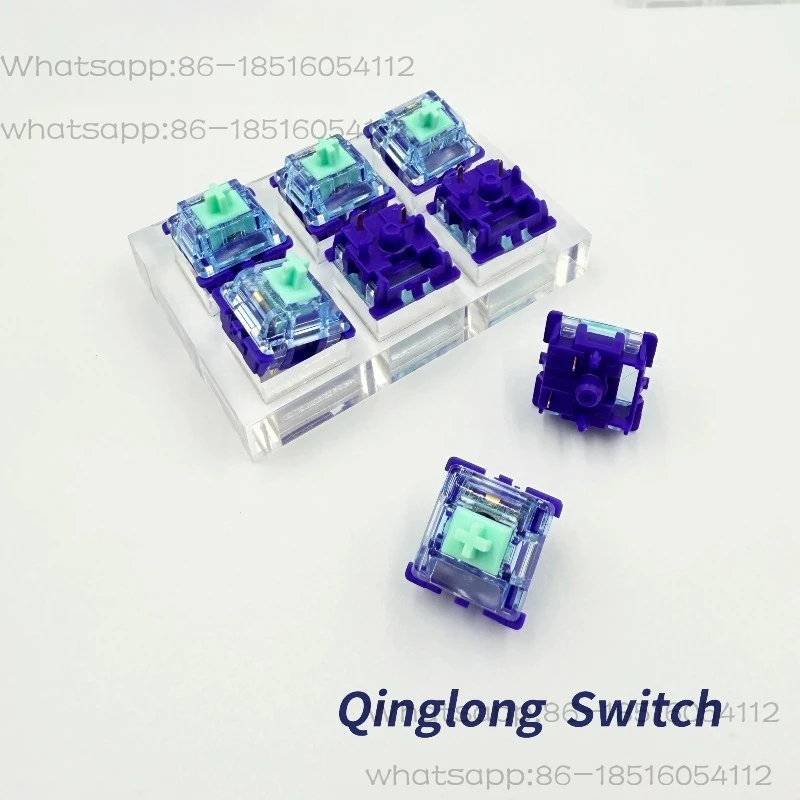 5 Pin V3 Qinglong Tactile Switches Operating 63g Bottom 67g Custom Aqua Dragon Switches