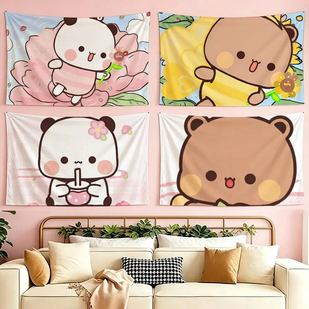 

Cartoon Cute B-Bubu Dudu Flags Suitable For Party Club Outdoor Interior Wall Decoration Banner Fans Gift