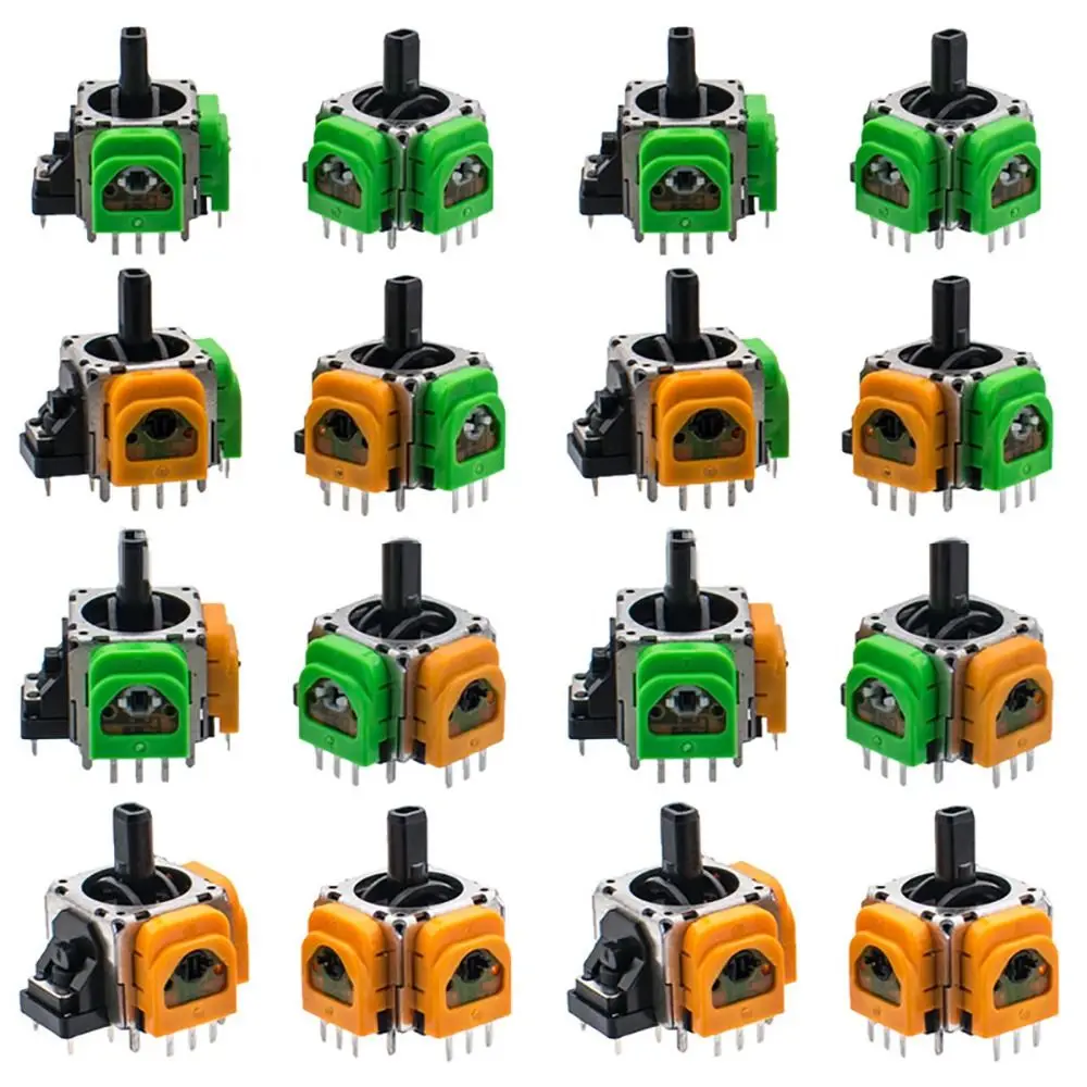 3D Analog Sensor Hall Effect Joystick High Precision No Drift Controller Thumb Stick Power Saving for PS5/PS4/Xbox/Switch Pro