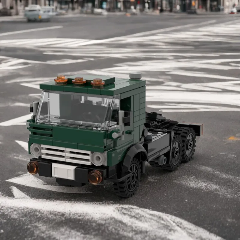 

202PCS MOC KAMAZ Tractor Truck Building Blocks DIY Educational Toy Enhance Kids Creativity Operational Skill Gift