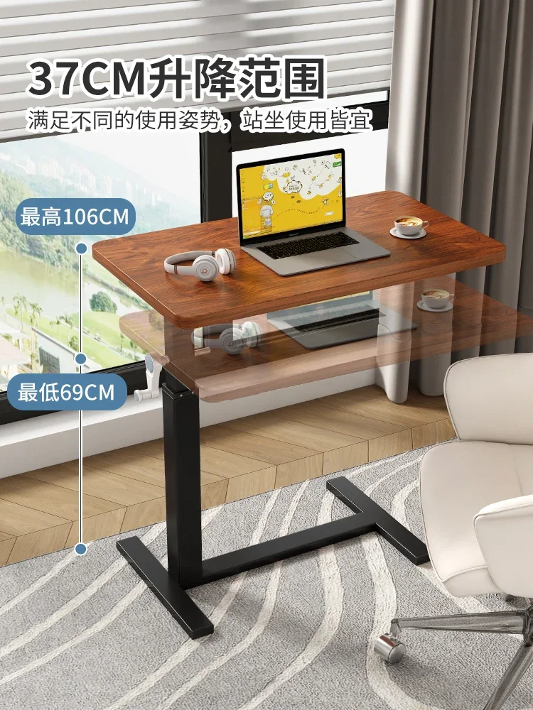 Bedside Desk Bedside Computer Desk Bedroom Table Lifting Desk Home Notebook Learning Folding Table