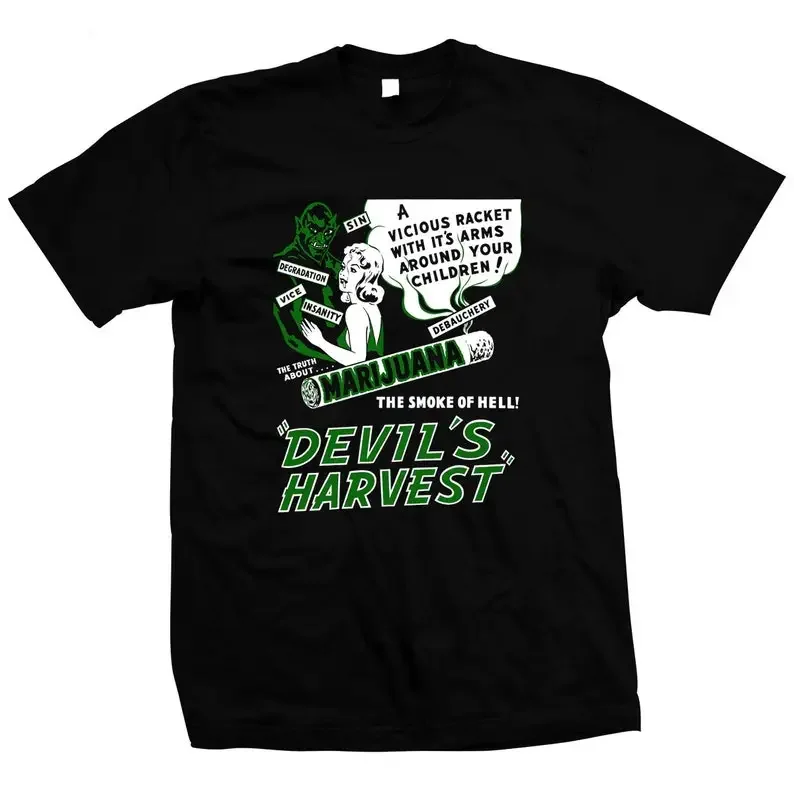 Devil's Harvest - Hand silk screened, pre-shrunk 100% cotton t-shirt