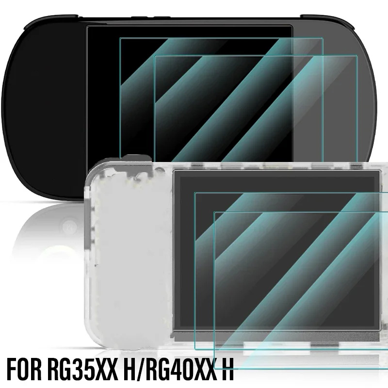 1-3PCS Tempered Glass For RG35XX H/RG40XX H Games Console HD Clear Screen Protector Cover For RG35XX RG40XX Accessories