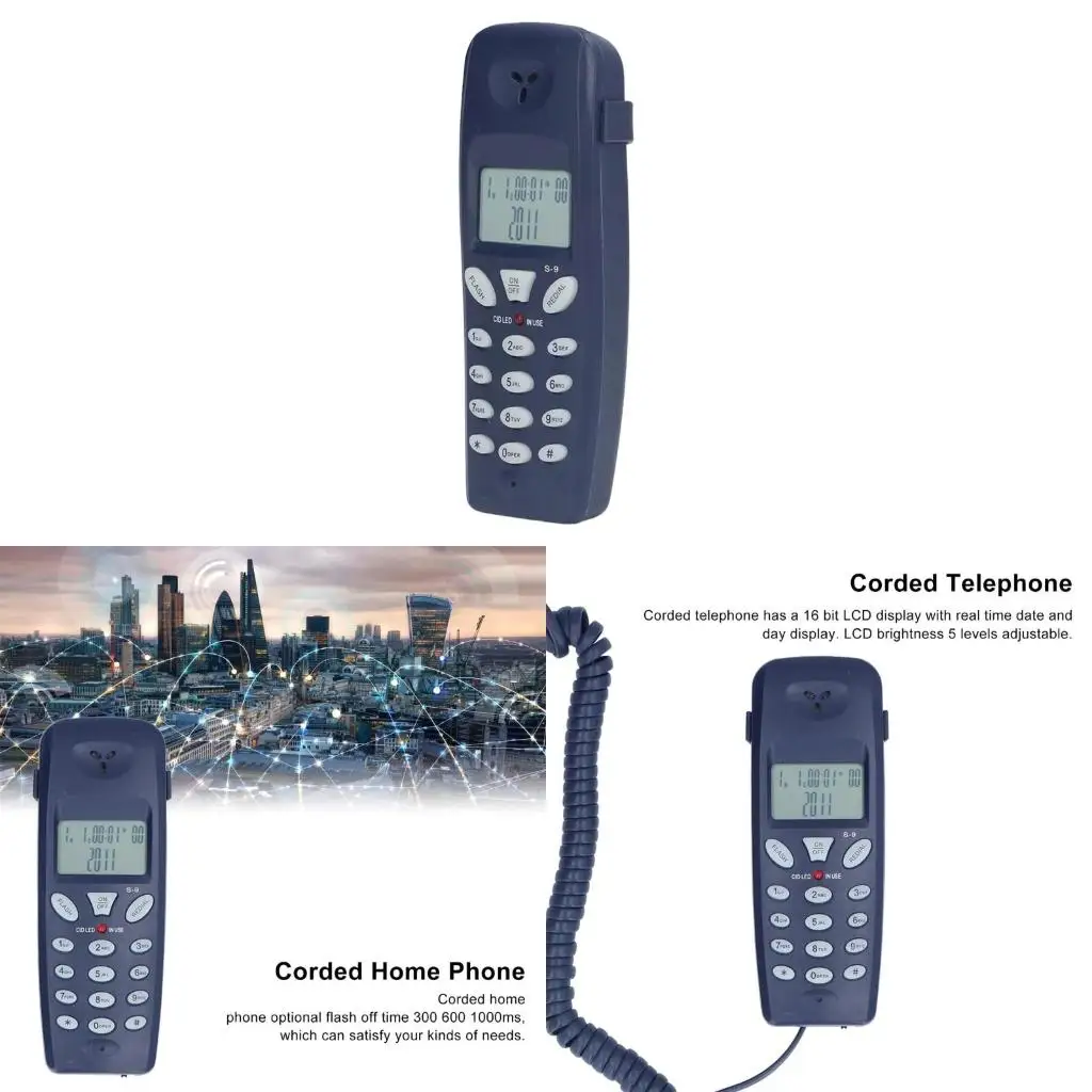 Advanced Communication Device Incoming Call Display, Line Testing, and Conversation Monitoring All in Phone
