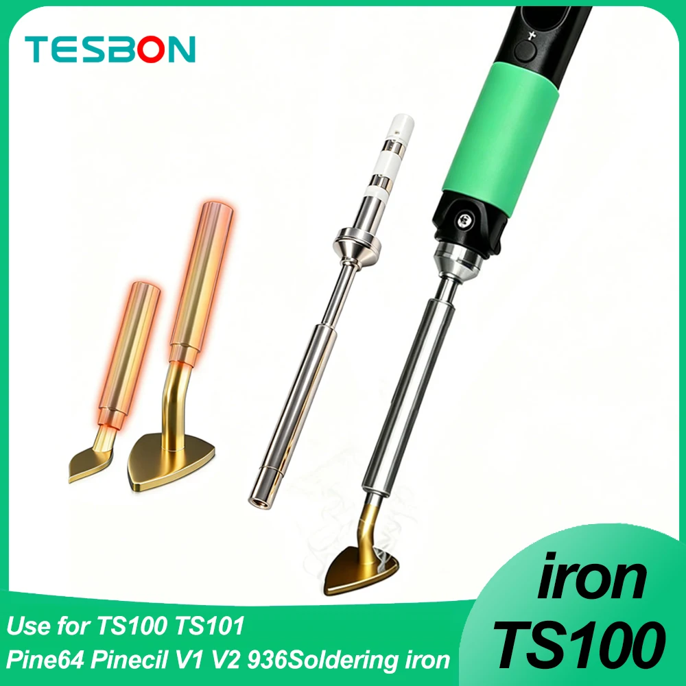 

Small Tiny Iron for Crafts, Patch Clothes Shoes Sewing and Hats for TS100 TS101 T85 Pine64 PInecil V1 V2 936 Soldering Iron