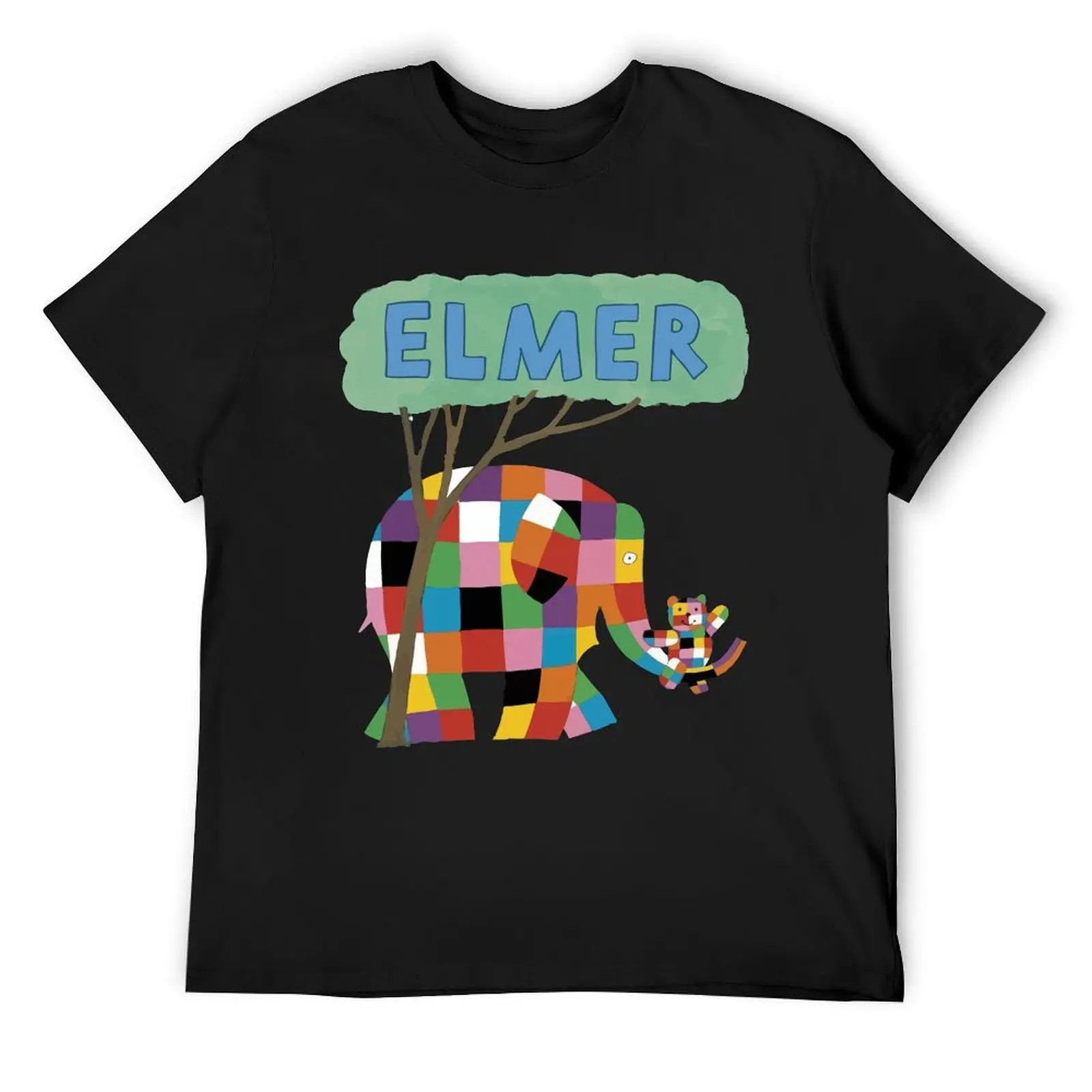 

Футболка Elmer and the Lost Teddy, футболка на заказ, эстетичная одежда для мальчиков, рубашки для мужчин