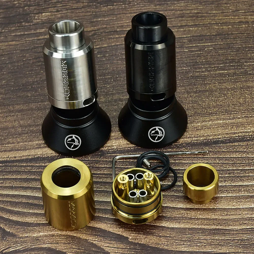 Wolfcoolvape Kennedy RDA Atomizer - 24mm, 304SS, Rebuildable, vs Reload X RDA