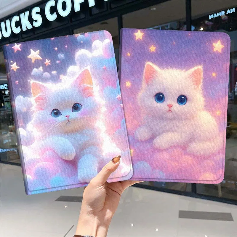 

Color Cat Pentagram Cartoon For Samsung Galaxy Tab A7 A A8 A9 A11 S6 S11 10.1 10.4 10.5 Inch Lite PLus Soft Tablet Case Gift
