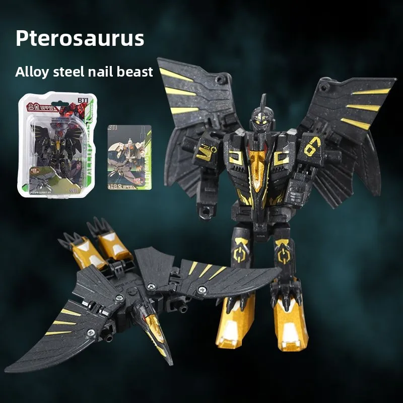 3 in1 gelegeerd staal gepantserd beest transformatie actiefiguur dinosaurus robot vervorming, meerdere geschikt voor 6+ kinderspeelgoed modelkit