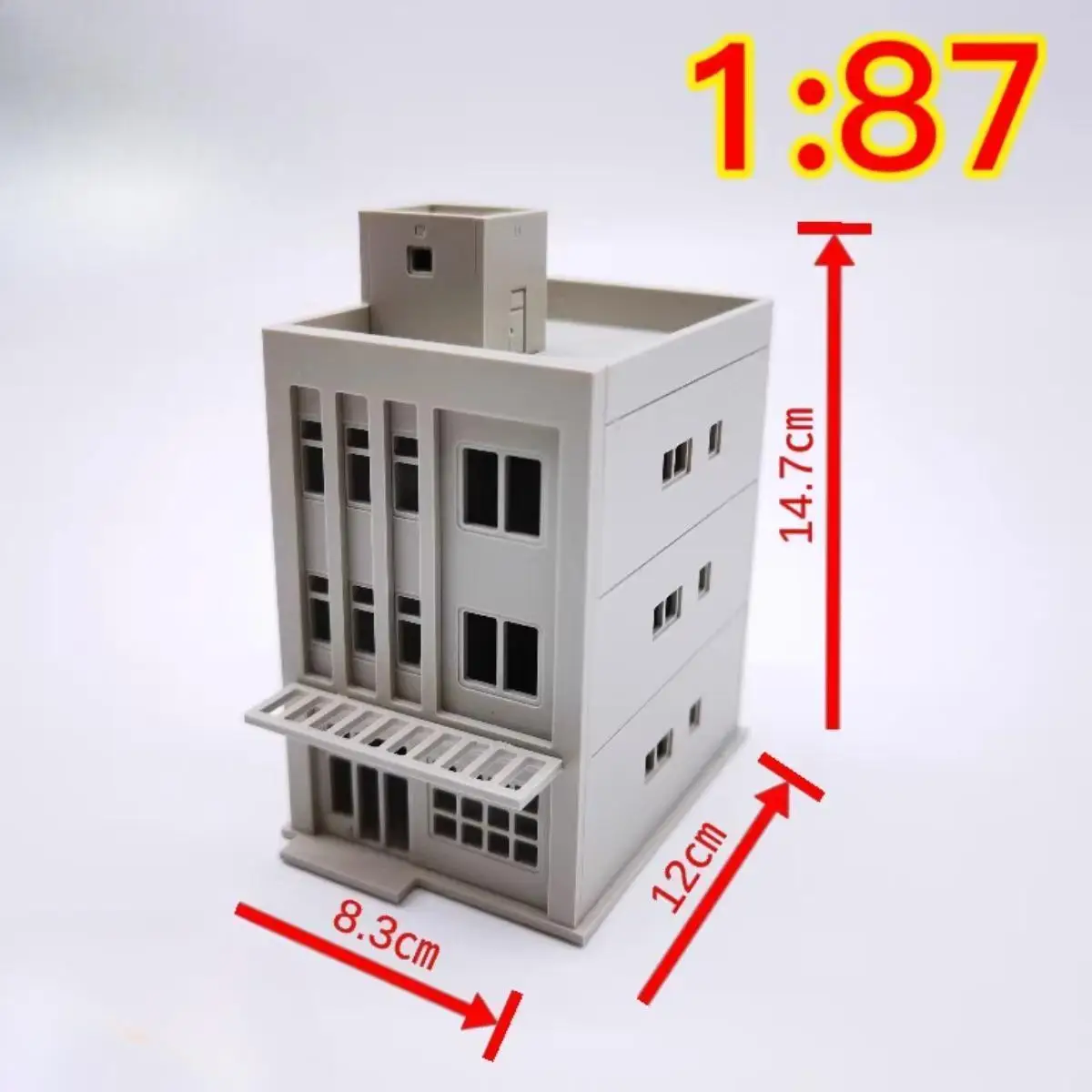 1/87 Zestawy modeli budynków Układ scenerii dla modelu kolejowej dioramy z piaskiem stołowym