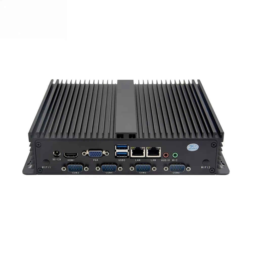 

Industrial Mini Pc J6412 RAM DDR4 8G MSATA 128G 256G 2LAN 6COM Fanelss Embedded Desktop Computer Win10 Linux Industrial Pc
