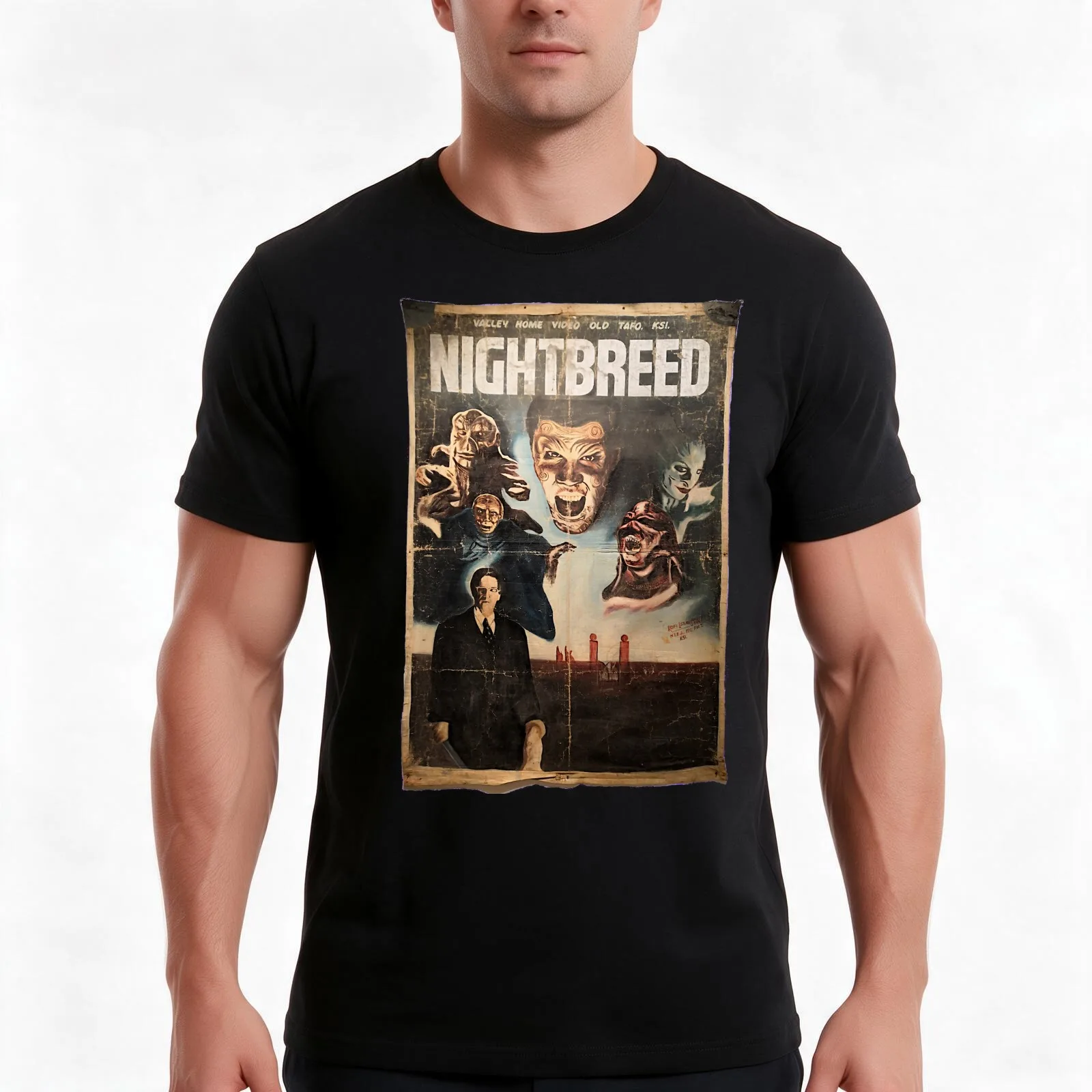 Clive Barker - Nightbreed T-Shirt Summer Casual Cotton Tee Oversized Streetwear Tops Vintage Graphic Print Unisex Men Women