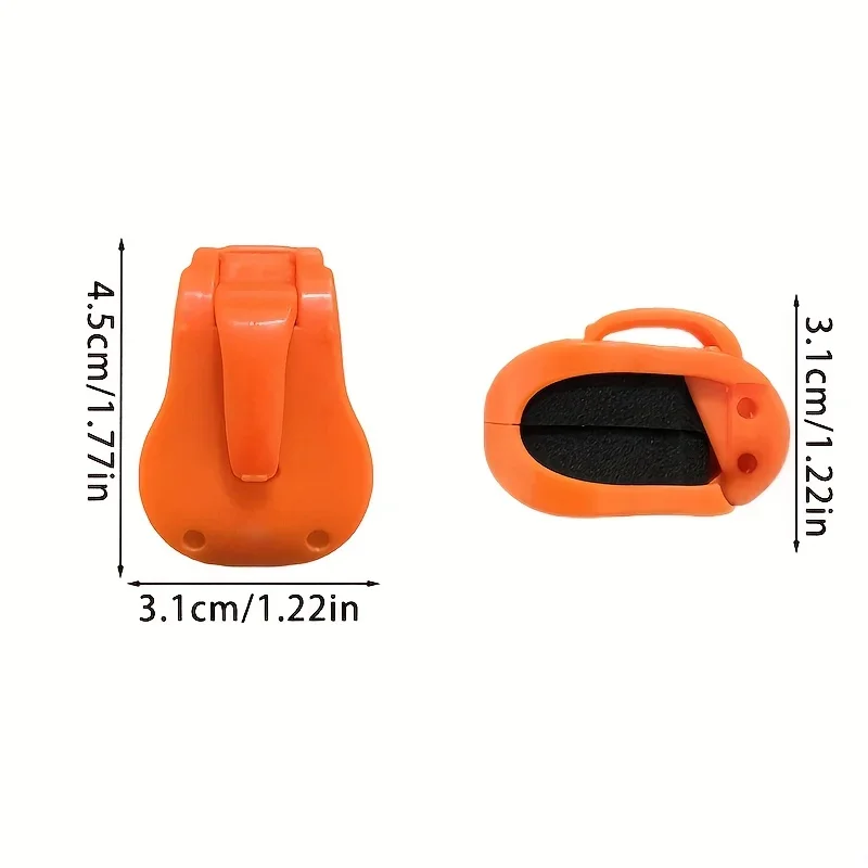 4 قطع من حوامل صنارة الصيد شديدة التحمل مع قبضة مضادة للانزلاق - مشبك قابل للتعديل، منظم جراج/قارب موفر للمساحة، برغي آمن #3