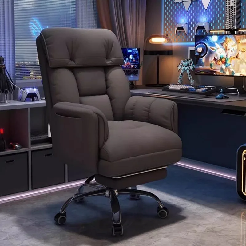 كرسي مكتب تنفيذي فاخر وسادة غرفة المعيشة الكمبيوتر مريح كرسي مكتب دعم حديث Sillas De Gamer اكسسوارات المنزل #2