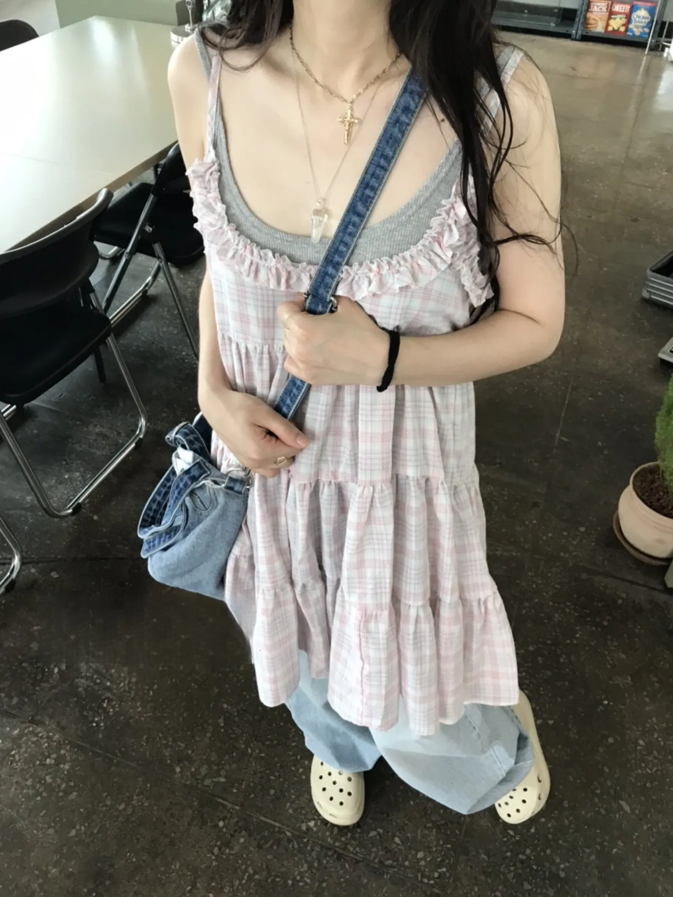 Cute Plaid Cake Ruf… - image