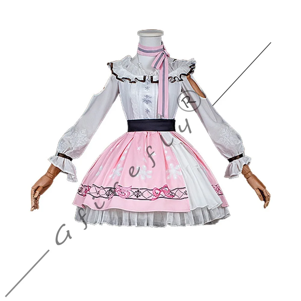 Infinity Nikki Initial Adventure Pink Dress Cosplay Full Set Complete with Accessories Wig Cute Game Character Outfit Cosplay view 6