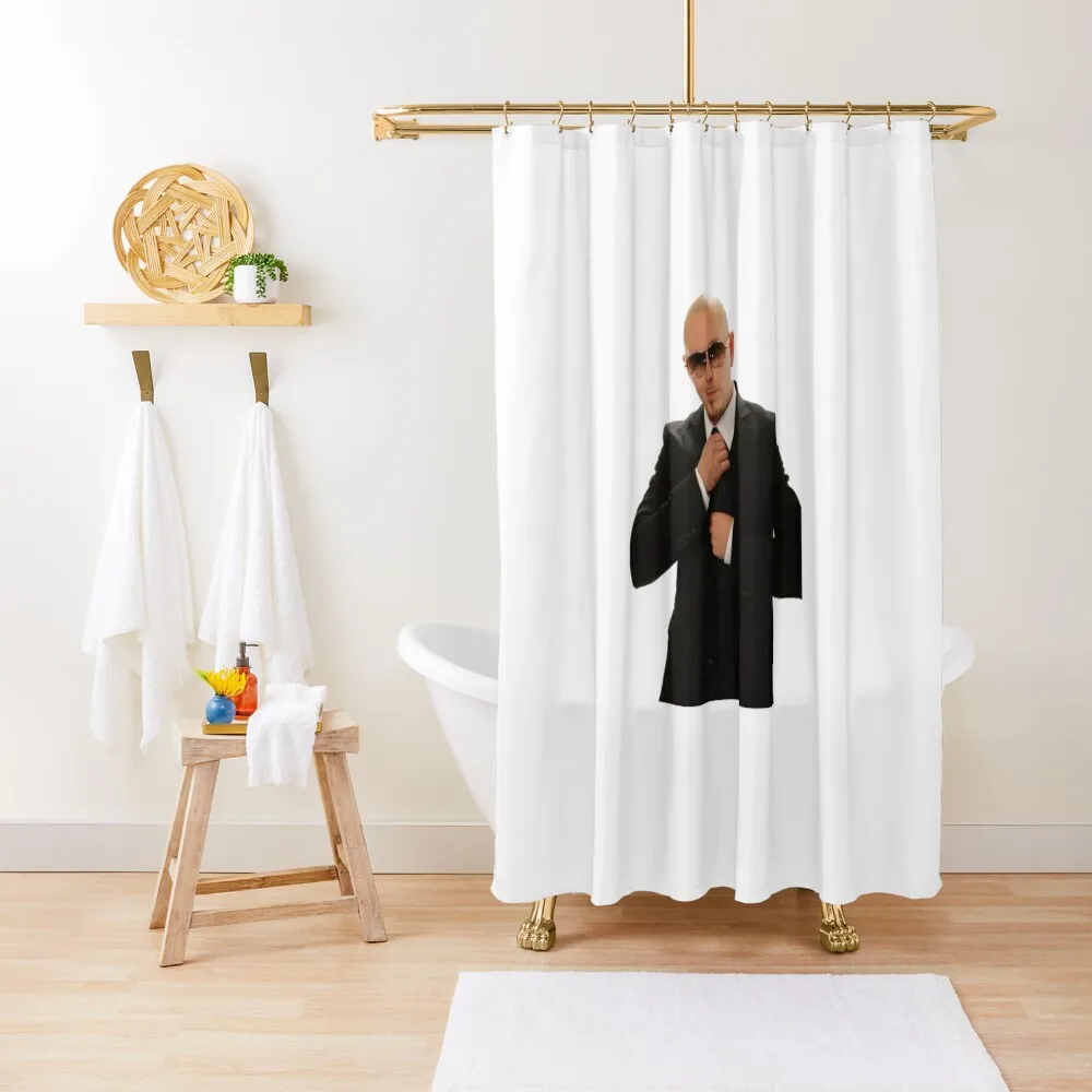 

Mr Worldwide aka Pitbull Shower Curtain For Bathroom Elegant Bathroom Luxury Bathroom Shower Shower Set Curtain