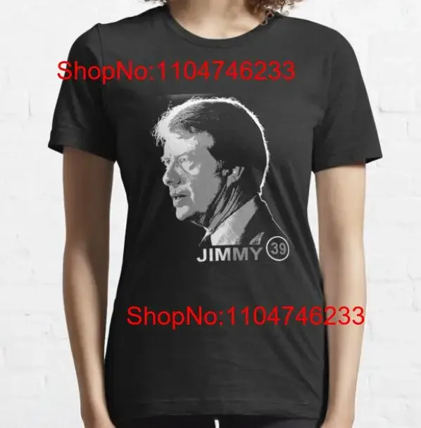 Recuerda de Jimmy Carter camiseta vintage lavada ligeramente casual homme Top para uso diario ropa de diseñador transpirable