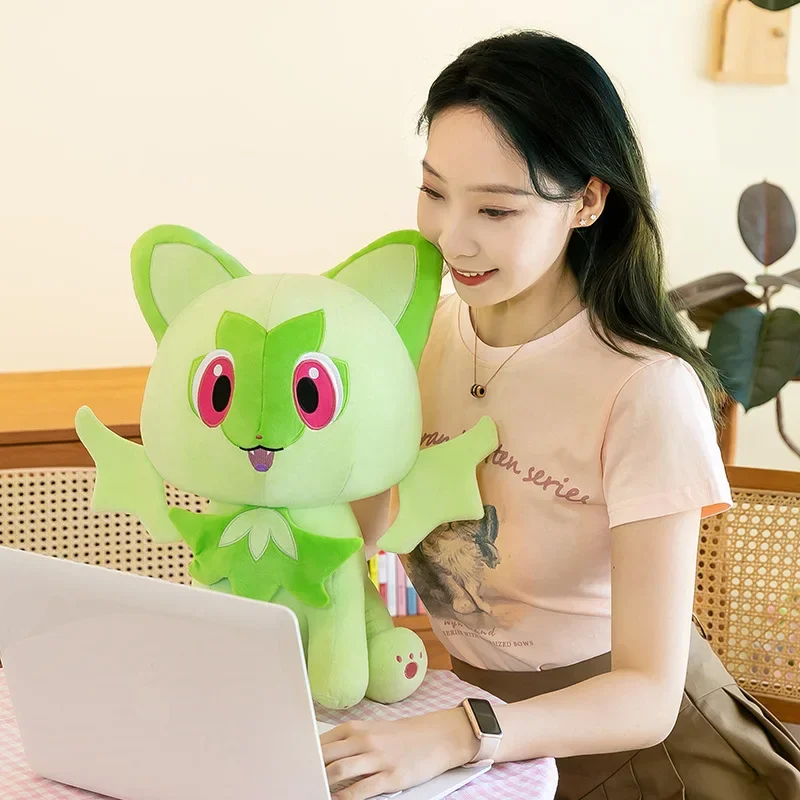 35/80cm Sprigatito Pokemon Large Plush Toys Anime Doll Cute Pillow Cartoon Giant Pokémon Plushie Stuffed Gift for Kids Christmas