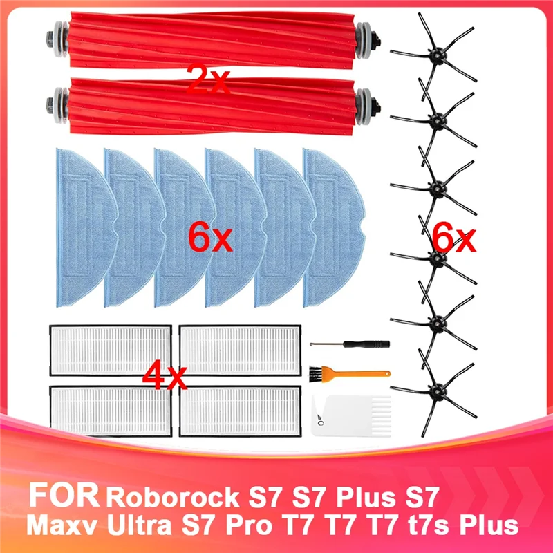 AT28-запасные части, аксессуары для робота-пылесоса Roborock S7 S7 Plus S7 Maxv S7 Maxv Ultra S7 Pro Ultra