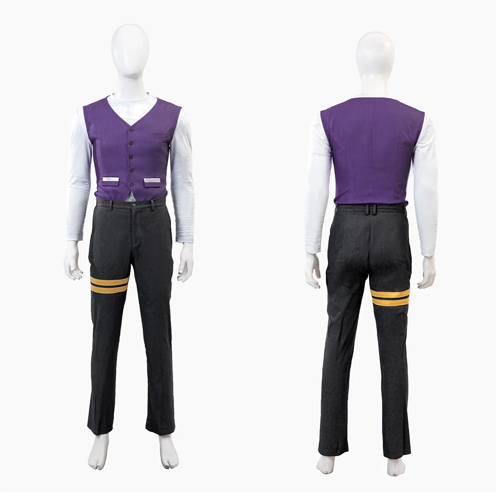 لعبة Gustave Cosplay Expedition 33 زي رجالي فاسق ريترو معركة موحدة البدلة ملابس حفلات الهالوين كرنفال