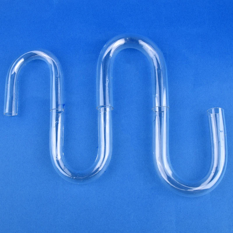 O.D 20~32mm Aquarium Transparent U-Tube Acrylic Pipe Fittings Plexiglass Elbow Connector Fish Tank U-shape Air Tube Fittings