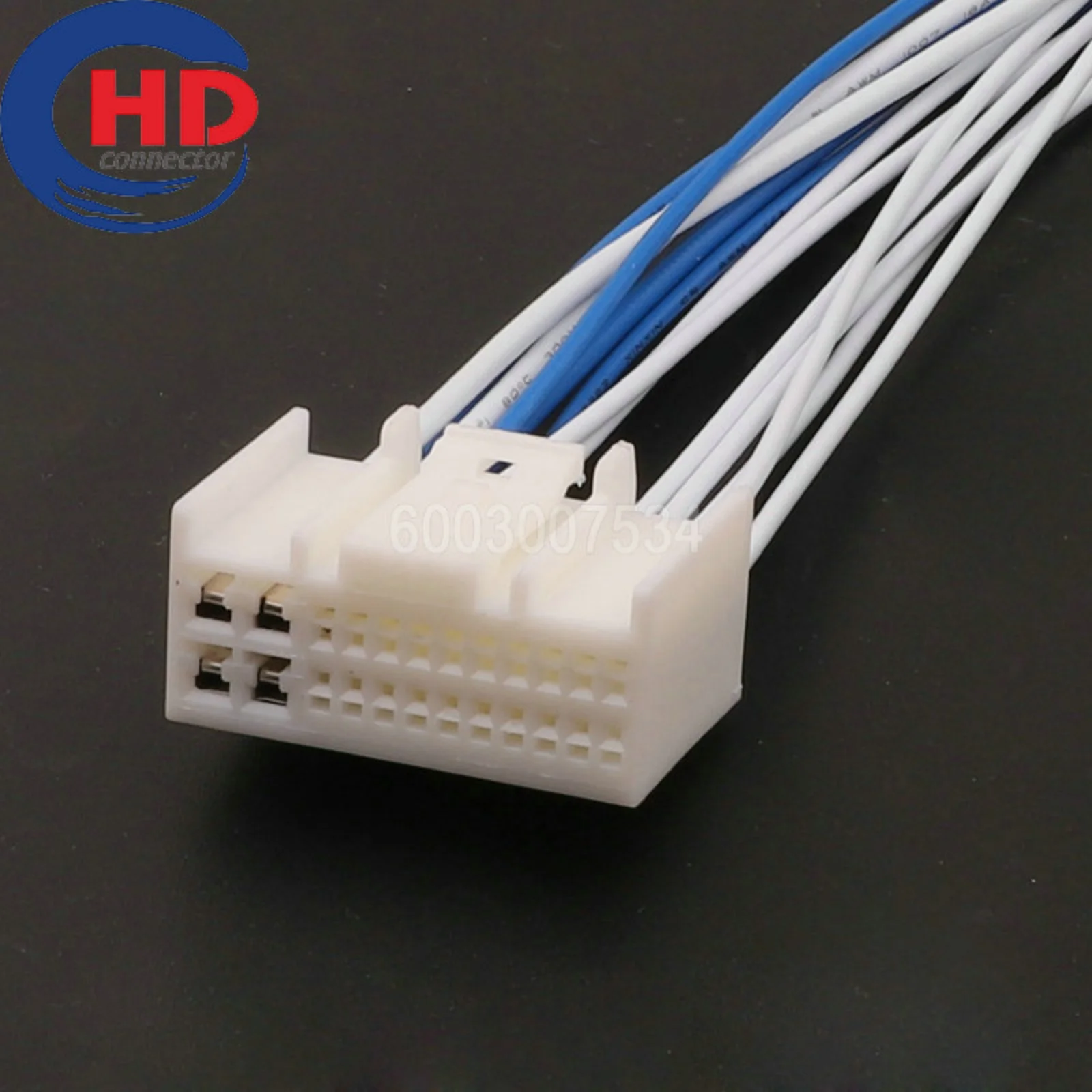24 Pin Connector Unsealed Series Female Connector Cable Plug Motorcycle Electrical Harnesses Wiring Harness