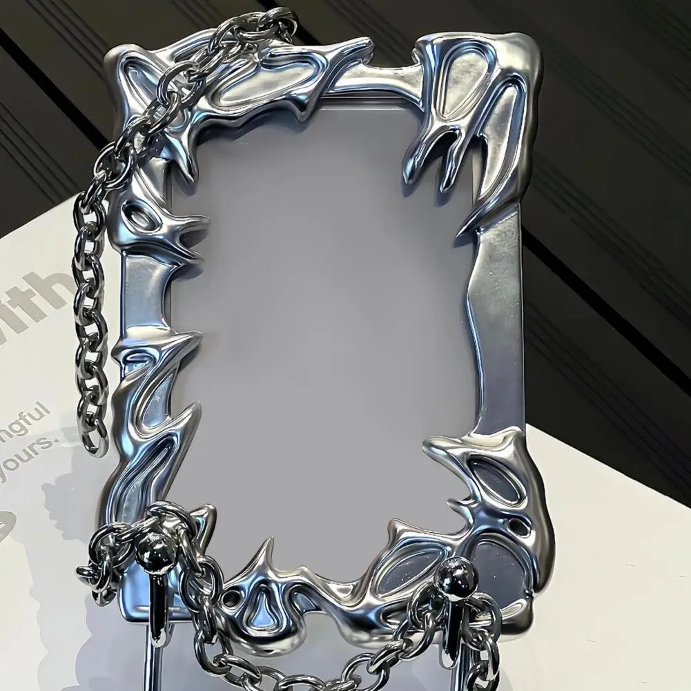 Bingkai gambar antik bergaya kotak penutup kartu dengan ukiran tepi untuk Perempuan tampilan meja kotak pelindung kokoh untuk foto kartu