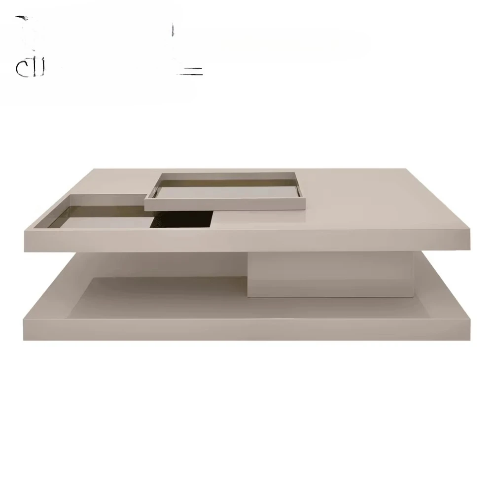 

Modern and Simple Design Coffee Table, High-end Light Luxury and Minimalist Table for Living Room