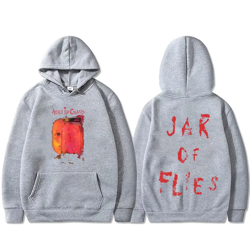 Rock Band Alice in Chains Jar of Flies Album Graphic Hoodie Men Gothic Punk Pop Music Hooded Sweatshirt Male Fashion Pullover